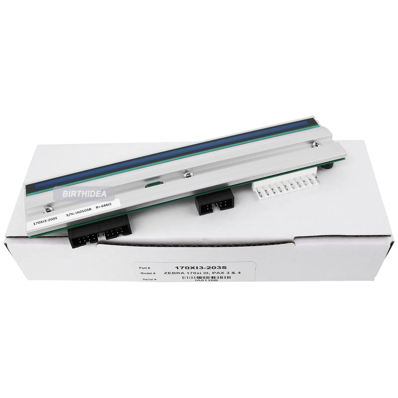 G46500M Thermischer Druckkopf 170XI3 300DPI für Zebra 170XI3/170XI3 Plus, 170PAX2/3/4 Barcode-Druckkopf Neu – Detail 1