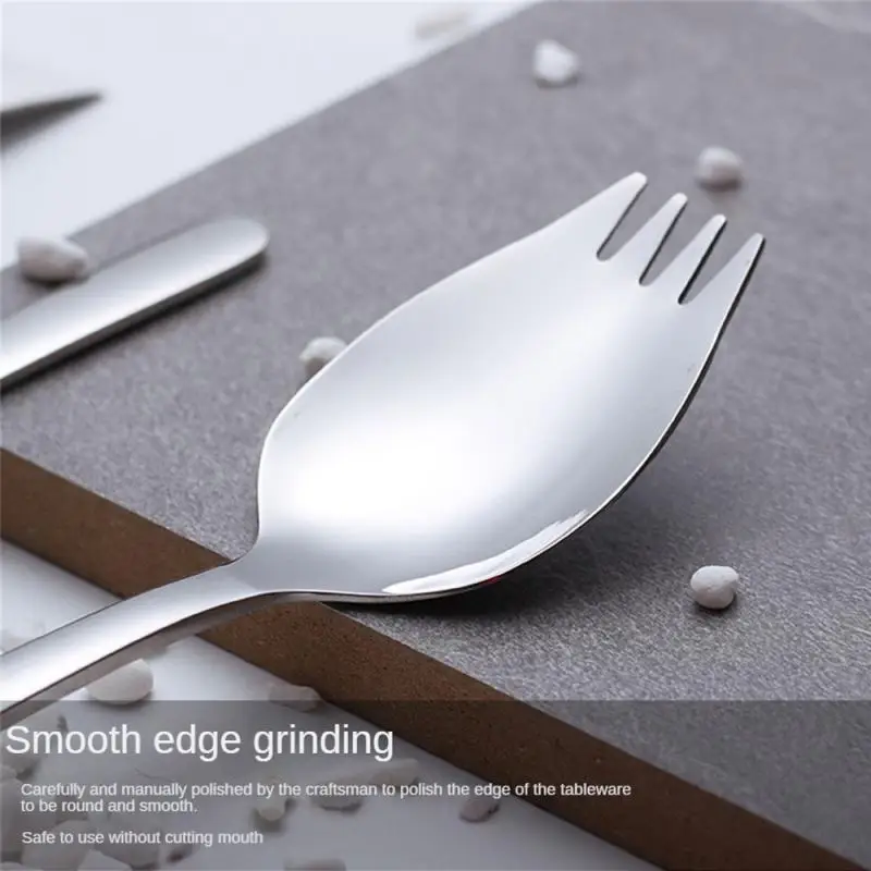 Food Fork Stainless Steel Sliver Telescopic Food Fork Long Cutlery Fork Extendable Dinner Fruit Dessert Fork Kitchen Tool