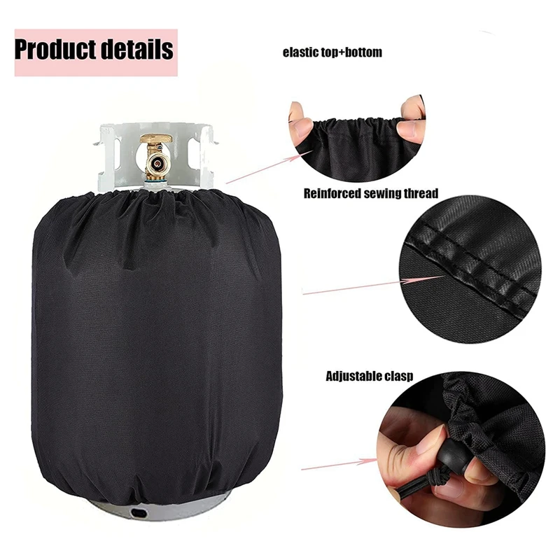 20 Lbs Propane Tank Cover,Travel Trailer Propane Tank Cover,Water & Wear-Resistant,Traveling & Camping