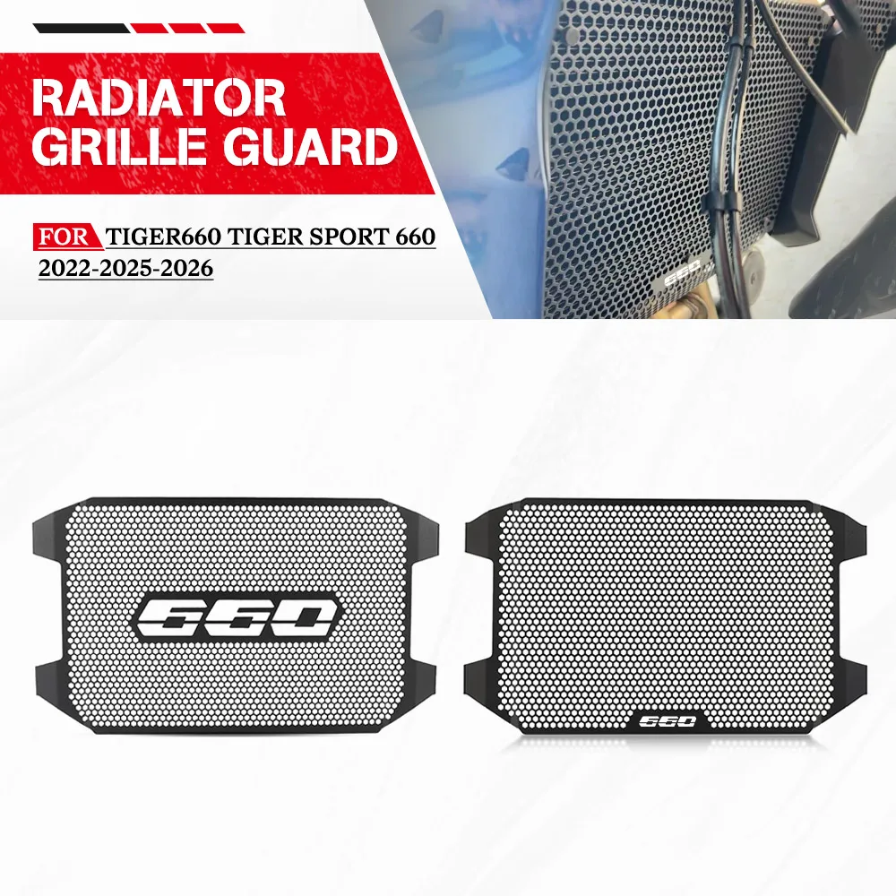 

For Tiger660 Tiger Sport 660 2022-2023-2024-2025-2026 Motorcycle Accessories Radiator Guard Tiger 660 Grille Cover Protector