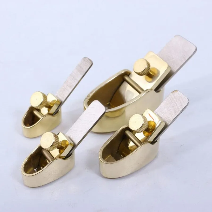 

one set 4pcs Brass Plane tool luthier tools violin Special tools Convex bottom