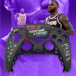 Redesigned and replaced front shell touchpad compatible with PS5 controller BDM-010, 020, 030, 040, 050-JamesãJinx pattern