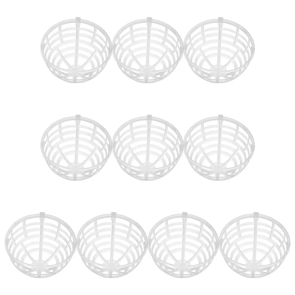 

10 pcs Fern Planting Cover Clear Plastic Cap for Phalaenopsis Suspension Flower Planter Protective Hollow Fit