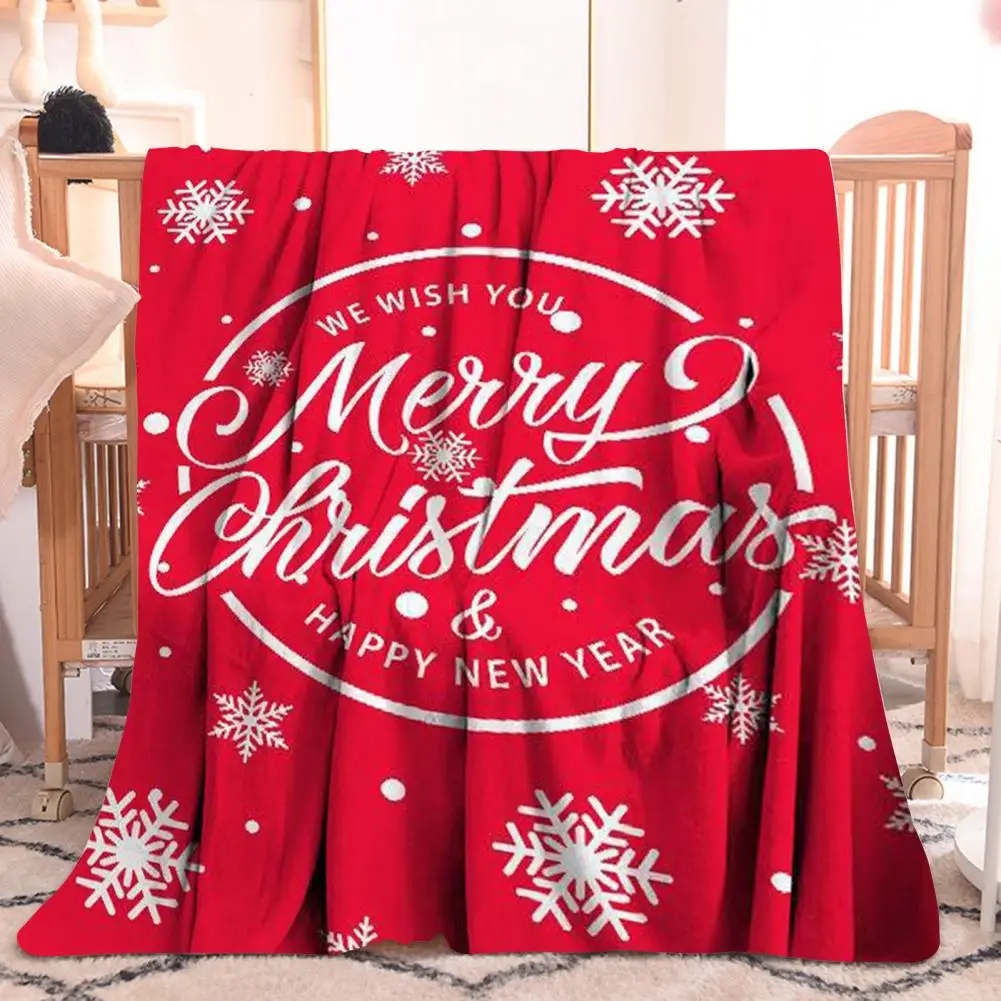 Cozy Winter Blanket Christmas Blanket Cozy Flannel Fleece Christmas Tree Throw Blanket Soft Durable Breathable for Keep