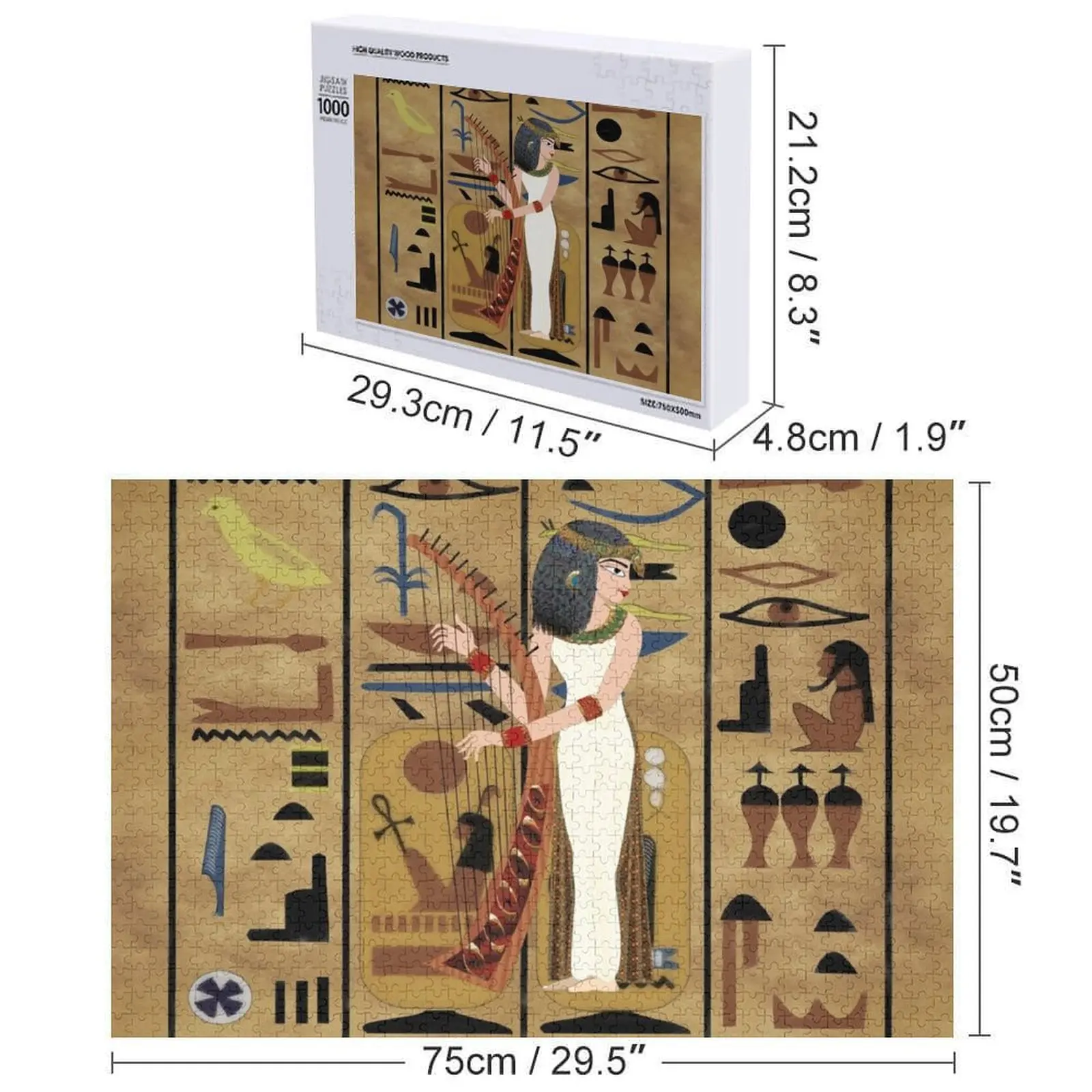 하프 연주자 직소 퍼즐 유아용 장난감 동물 퍼즐