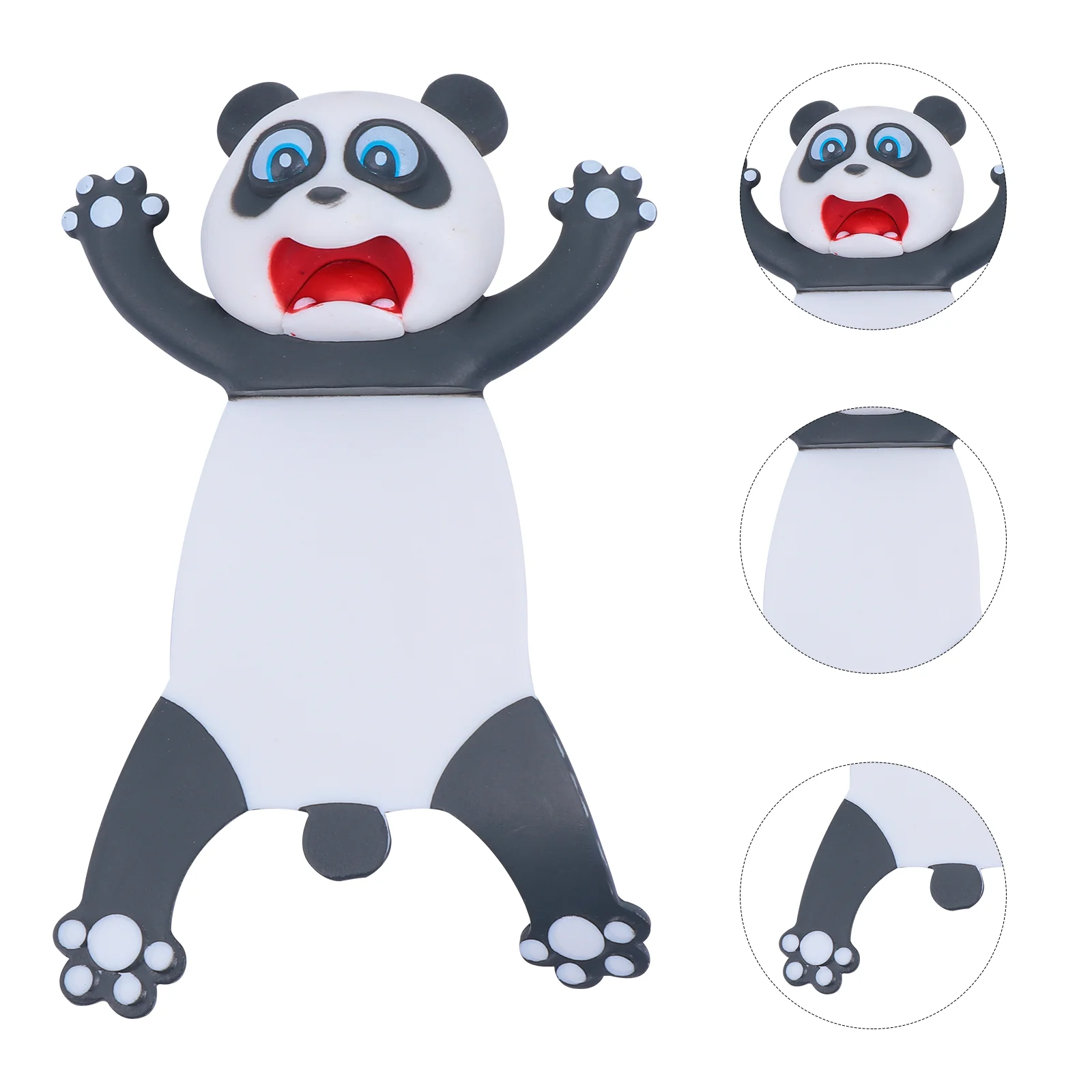 

3 D Three-Dimensional Panda Bookmark Cartoon Animal Student Stationery for Kids 3D Stereo Plastic Novelty