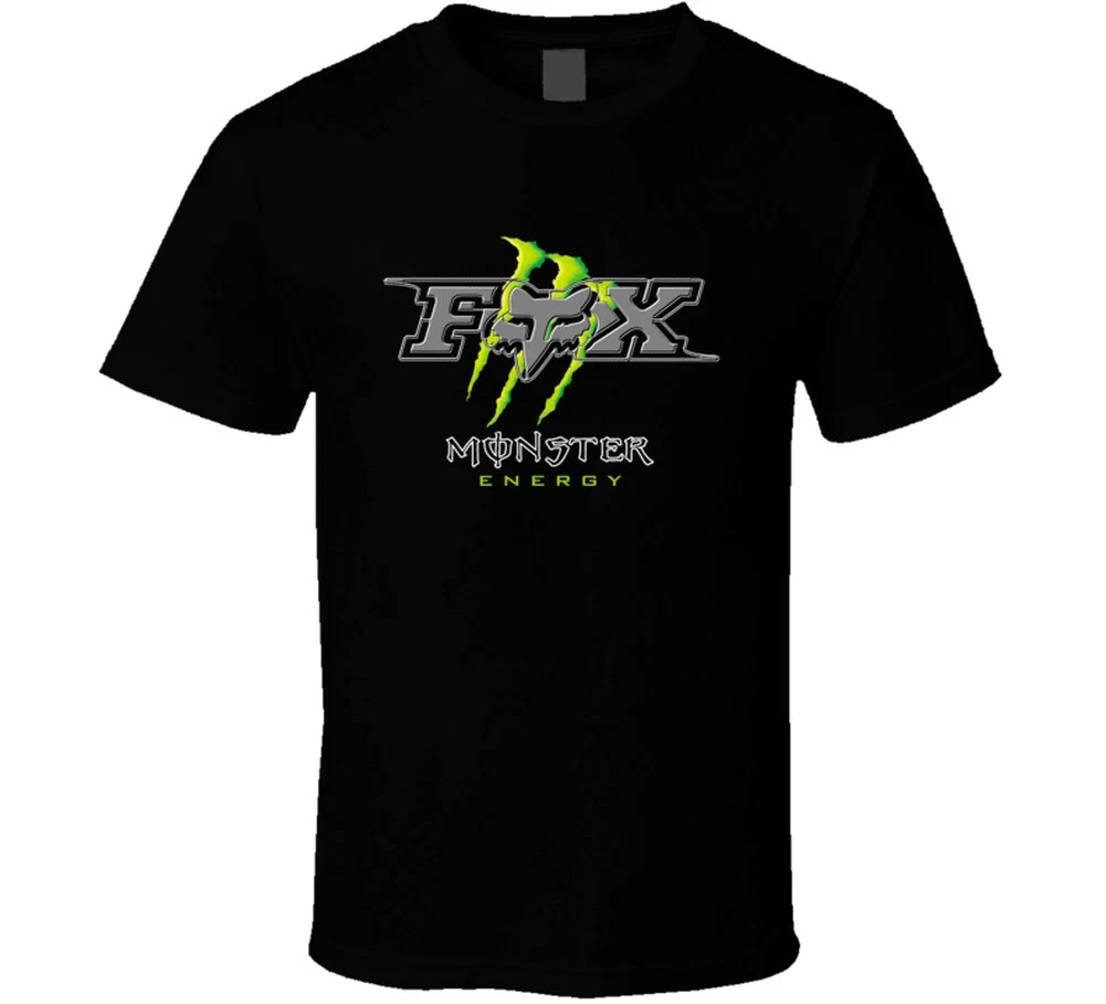 

American Retro Fox Racing ME Black T-shirt Summer New Retro Fashion Motorcycle Men and Women Streetwear