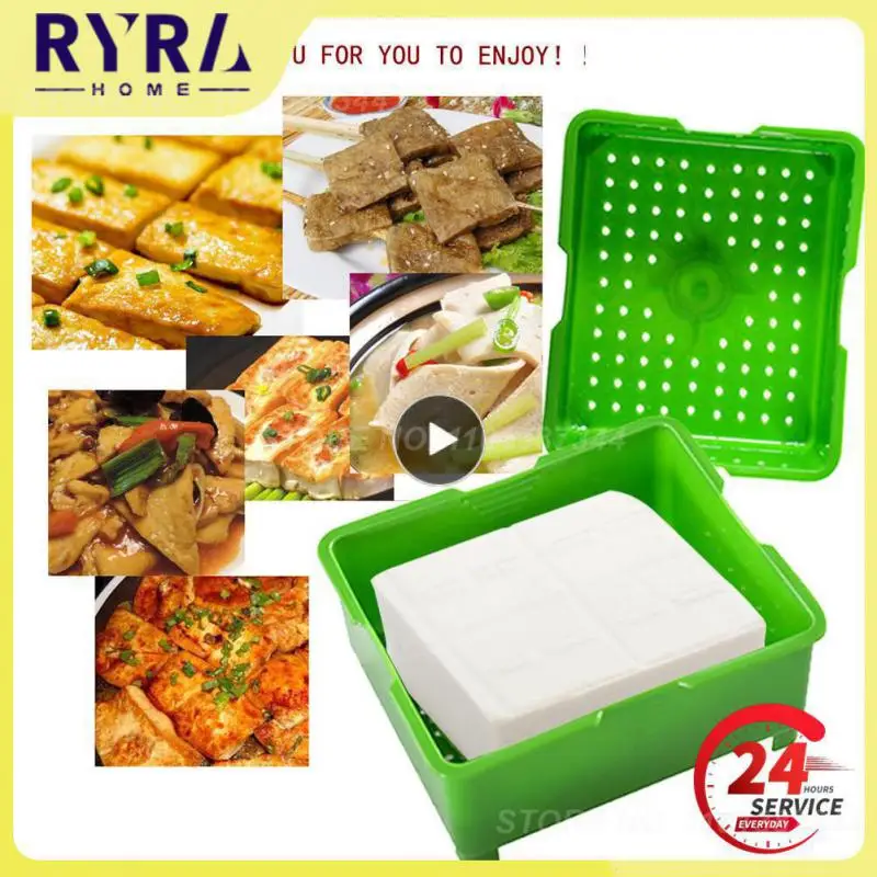 Homemade Tofu Press-Maker Mold Box Plastic Soybean Curd Making Machine Kitchen Cooking Tools Set