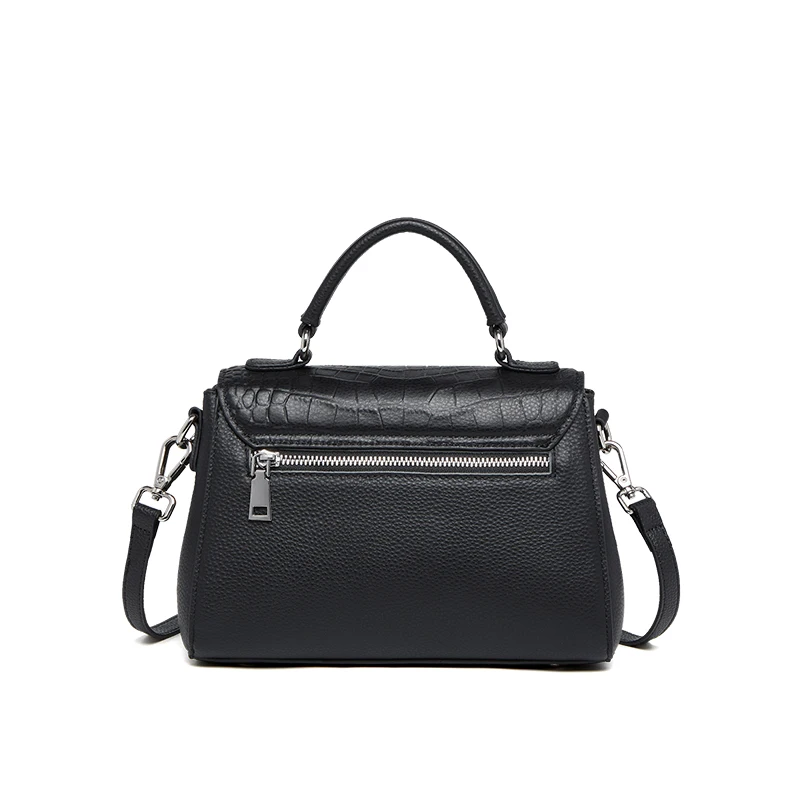 Limited ZOOLER Handcraft Hot Real Leather Bag Black First Genuine Leather Handbag Tote Shoulder Bags Female Fashion Hot#SC1910