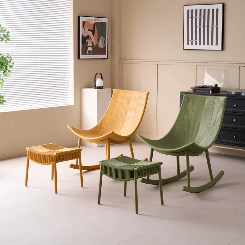 Outdoor Modern Chair Ultralight Balcony Rocking Sofa Chair Comfortable Aesthetic Sillones Modernos Para Sala nordic furniture
