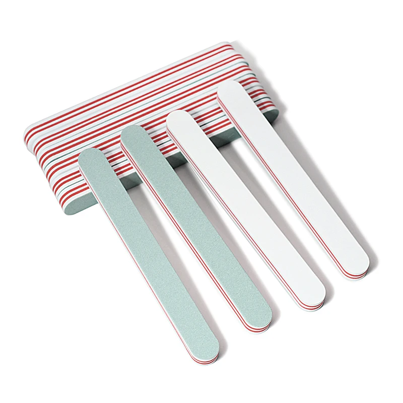 3/5/10Pcs Sponge Nail Buffer Files Sand Surface Shinning Art Nail Tips Rubber Polishing Strips Professional Manicure Accessories