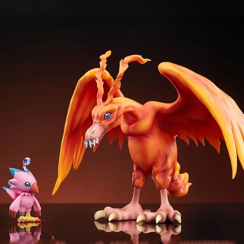 Digimon anime figura piyomon figura birdramon estatueta de ação gk estátua coleção modelo boneca decoração brinquedo para crianças presente