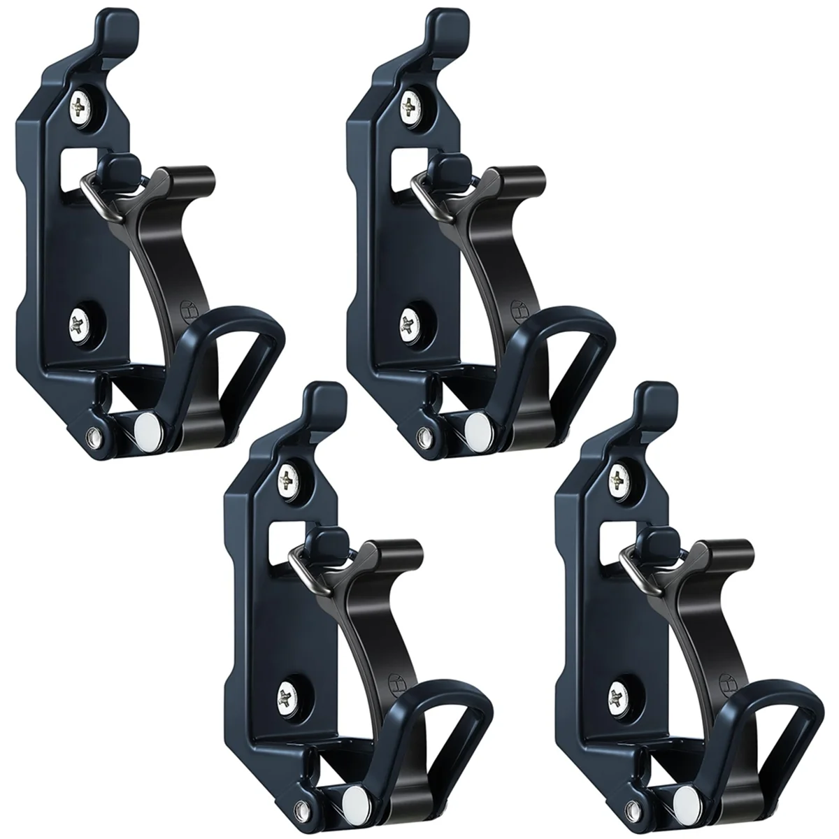 

Shovel Mount for Roof Rack, Metal Rubber Clamps, Wall Mounting Brackets, Quick Release Holder Mount Kit(4 Pcs) Black