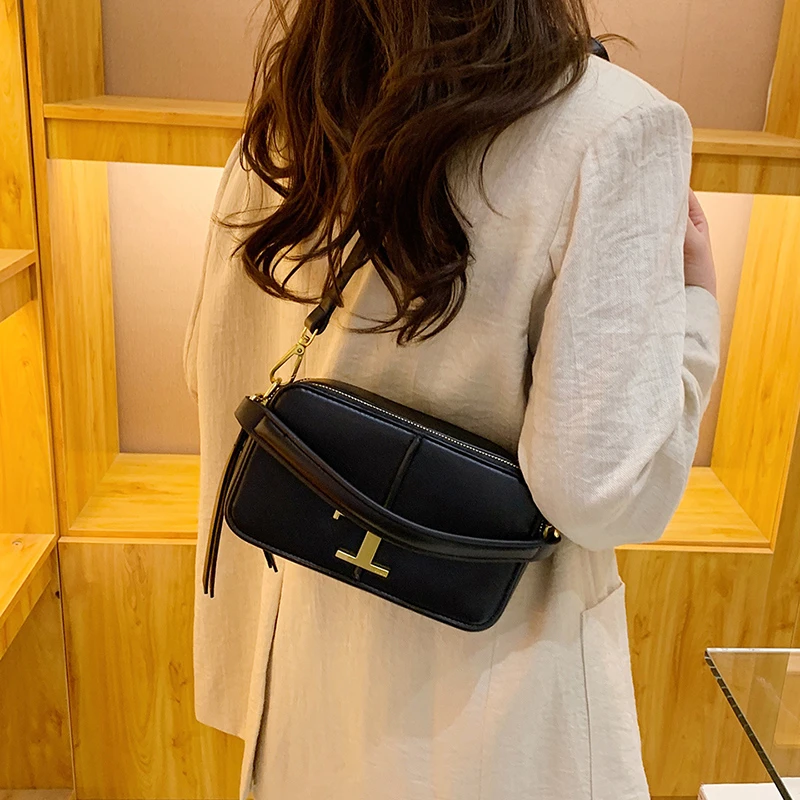 

Элегантная женская кожаная классическая стильная сумка через плечо, роскошная дизайнерская модная сумка через плечо для повседневной носки