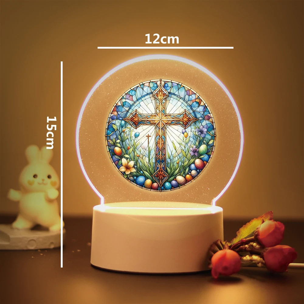 Crucifix Cartoon  Children\'S Lamp Gift For Kids