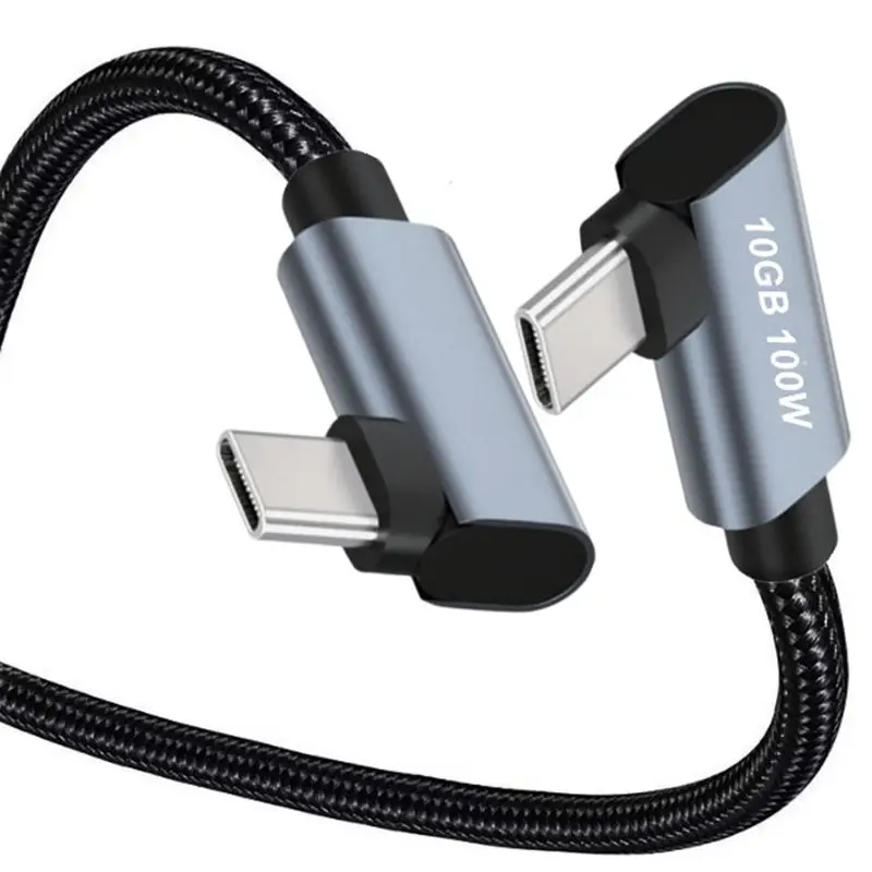 0.3m 1m 2m 10GB 4K@60HZ Type-C Male to Male Extension Line PD60W USB-C 3.2 Gen2 High-speed Data Cable