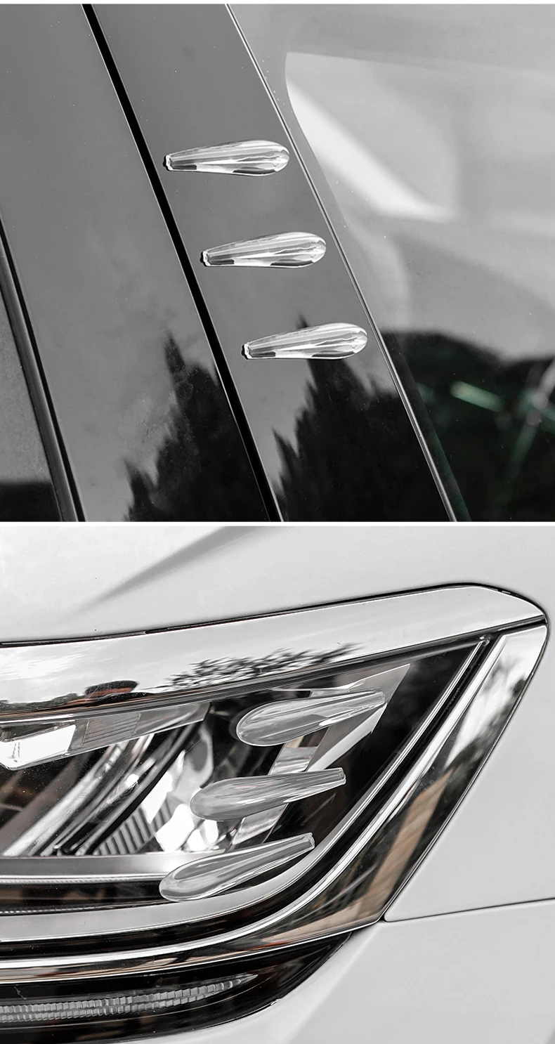 6 Stück Windschutzstreifen für Autos, Stoßschutzstreifen für die Karosserie, Zierleisten, zur Reduzierung von Windgeräuschen und zur Geräuschdämmung. – Detail 7