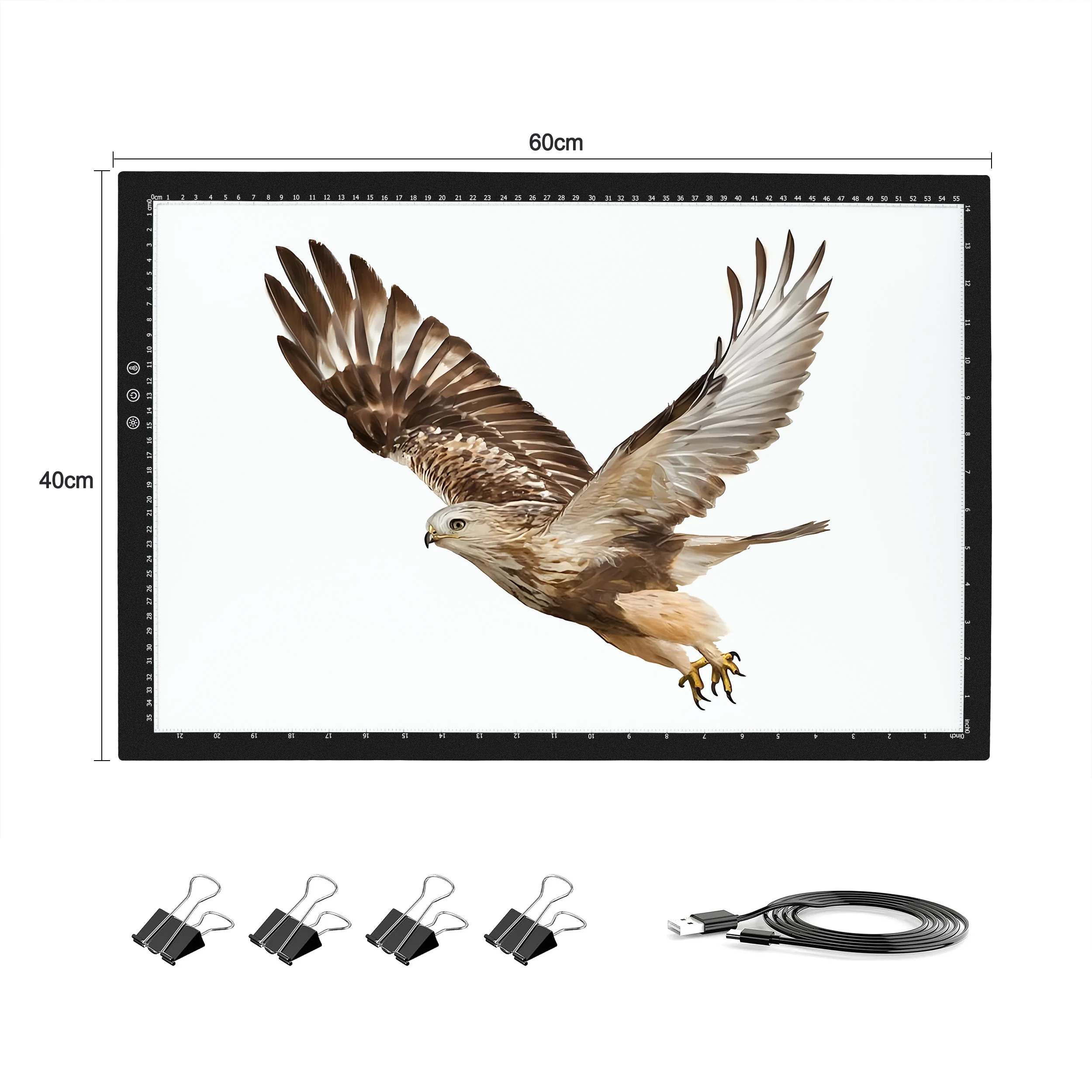 

A2 infinite dimming tri color adjustable drawing board with eye protection function, replication board, art drawing board