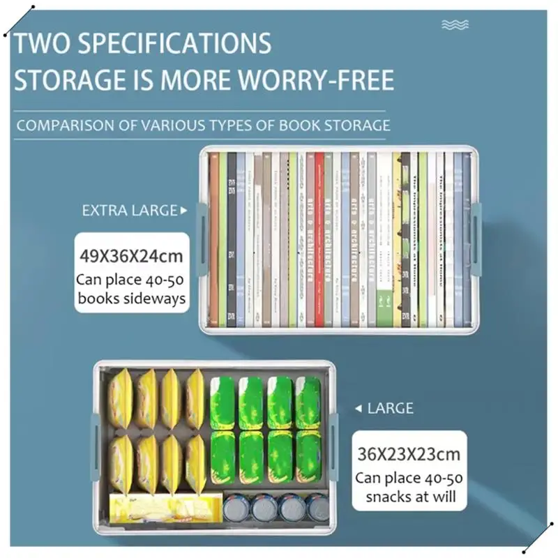 Torage Box, Foldable Book Box, Student Classroom Storage Box, Snack And Toy Storage Box