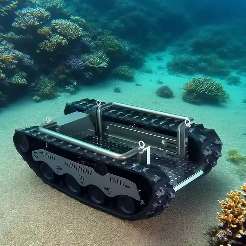 YG نعرات روبوت عن بعد تحت الماء روبوت الهيكل الطائرة بدون طيار مقطورة قارب برمائية زاحف آلي مع أقصى عمق مائي 30 مترًا