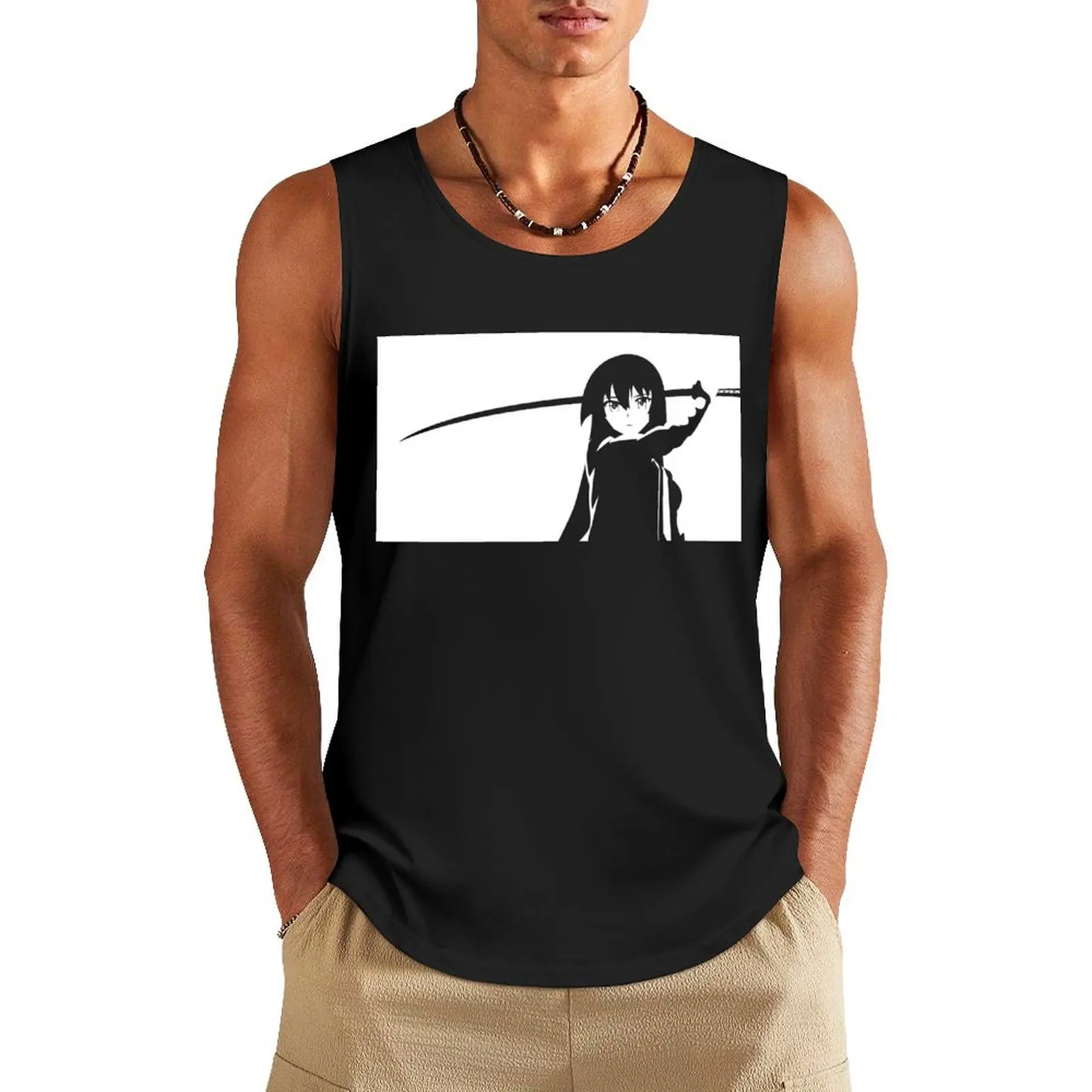 Akame Ga Kill 4K wallpaper Tank Top fitness clothing for men Vest for boy Men's gym clothing