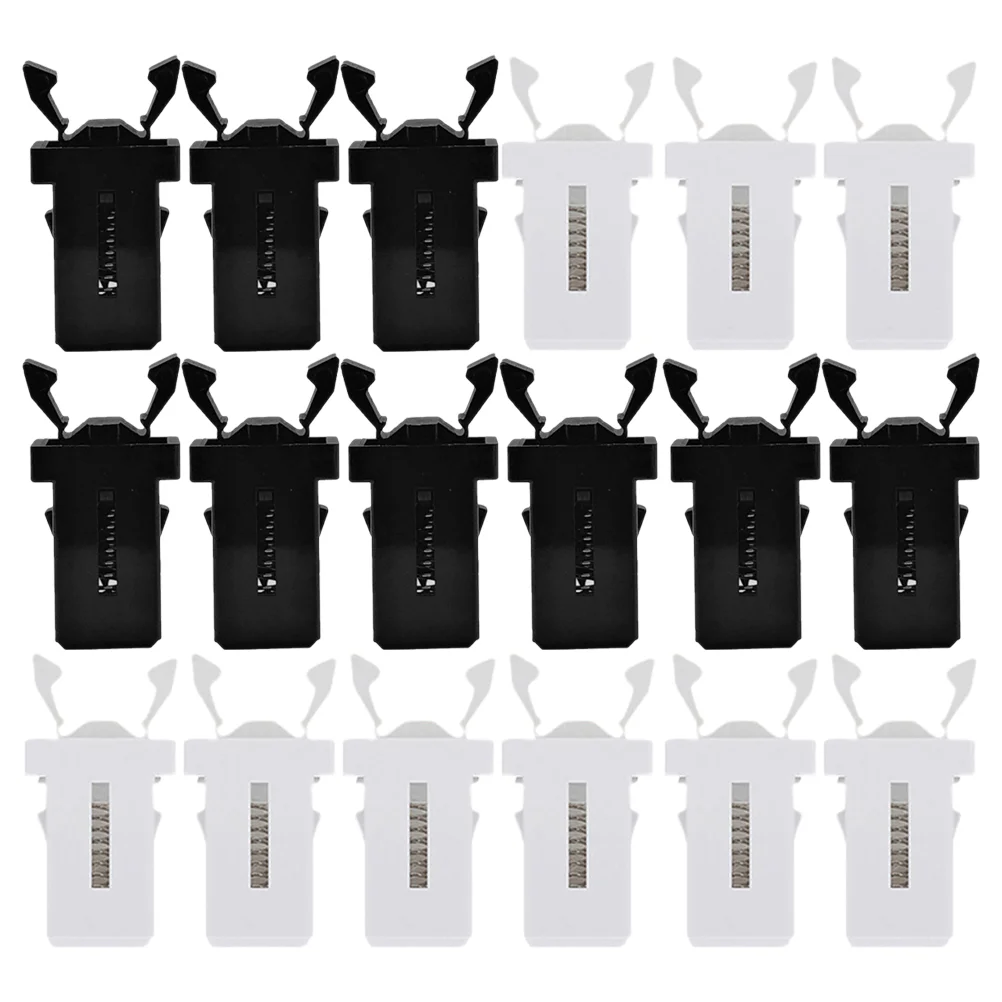 18 Pcs Trash Can Accessories Trashcans Garbage Parts Buckle Self-locking Plastic Door Latch