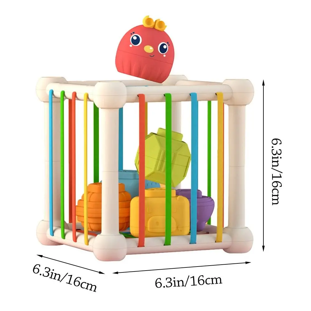 8 em 1 formas educacionais jogo cubo forma correspondência cubo arco-íris blocos coloridos jogos educativos jogo de classificação