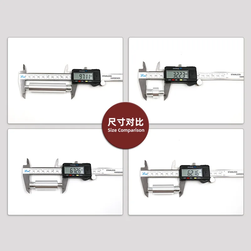 Beitian GNSS mushroom head antenna screw rod fixed small base stud 97/67/62/32mm aluminum material