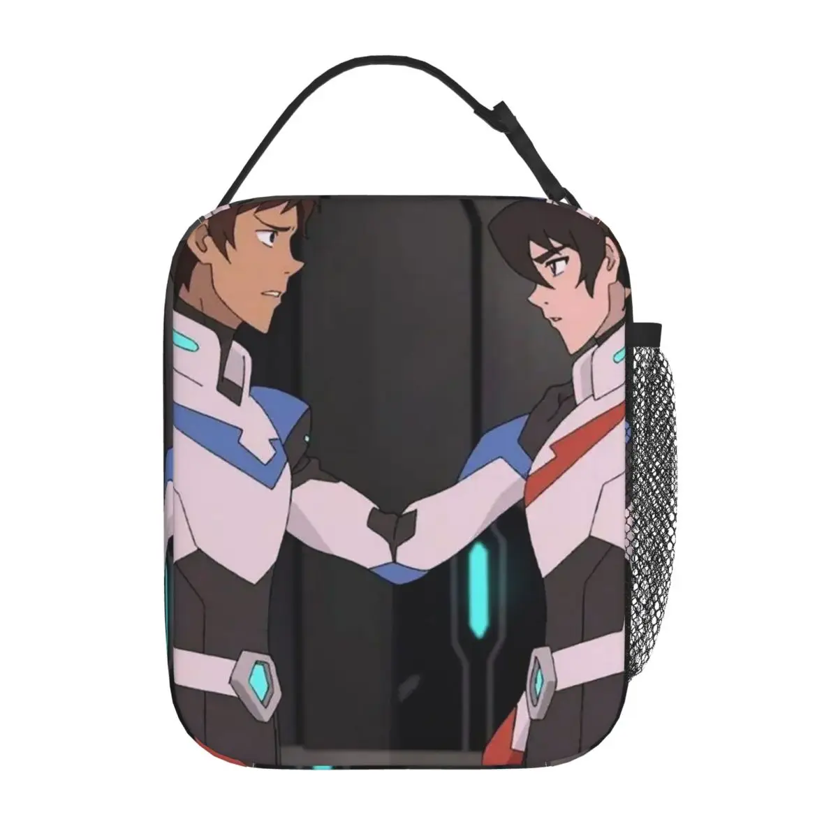 Voltron Legendary Defender Keith Lance Anime Insulated Lunch Bag for Women Kids Leakproof Food Boxes Thermal Lunch Box Tote