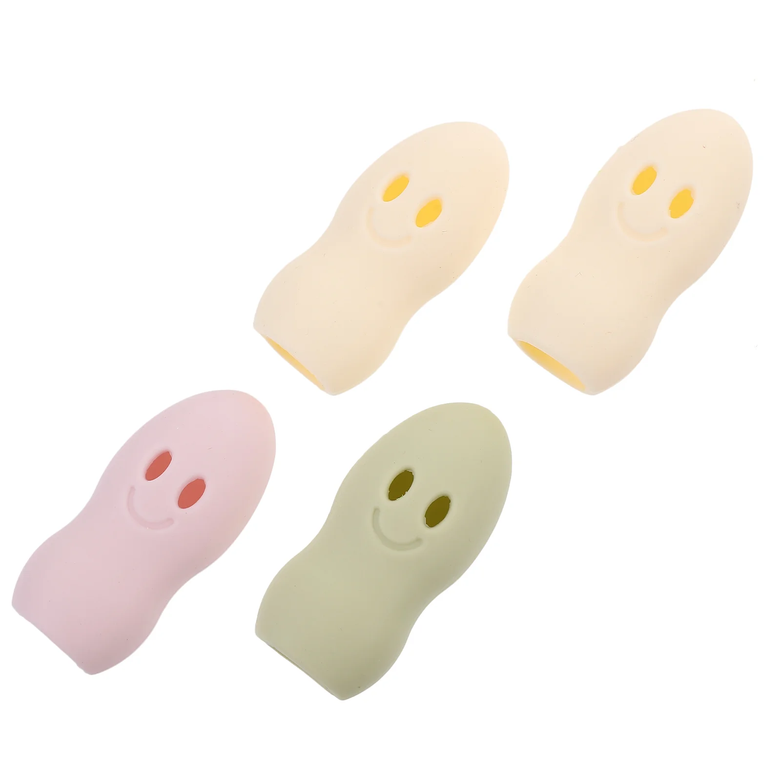 

4 Pcs Kids Tooth Brush Toothbrush Protective Cover Case Silicone Cartoon Covers Travel