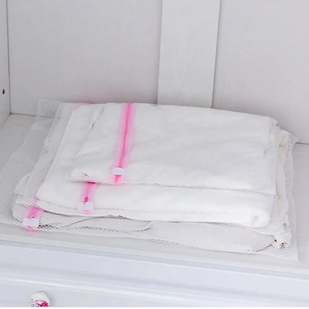 3Pcs/Set Underwear Washing Bag Zipper Delicate Multifunctional Cloth Washing Pouch Laundry