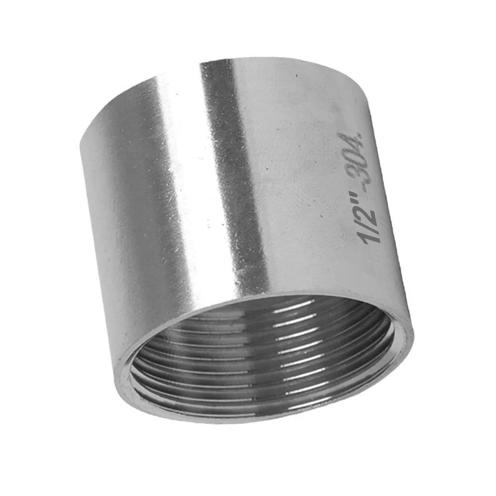 Stainless Steel Internal Threaded Pipe Coupling Fitting for Residential Commercial Plumbing 1/8 1/4 3/8 1/2 3/4 1 Inch