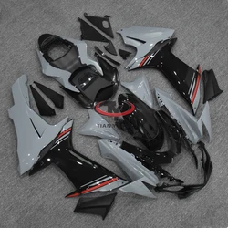 Bright cement gray black stripes Motorcycle Full Fairing Kit For GSXR600 GSXR750 K11 2011-2023 Fit GSXR 600 750 Bodywork Cowling