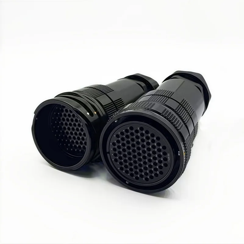 Round waterproof aviation plug, stage lighting 85-pin connector, industrial