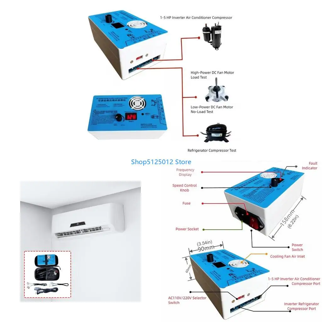 G8TC Advanced Diagnostic Tool for Air Conditioning with Compressor Fan Monitoring