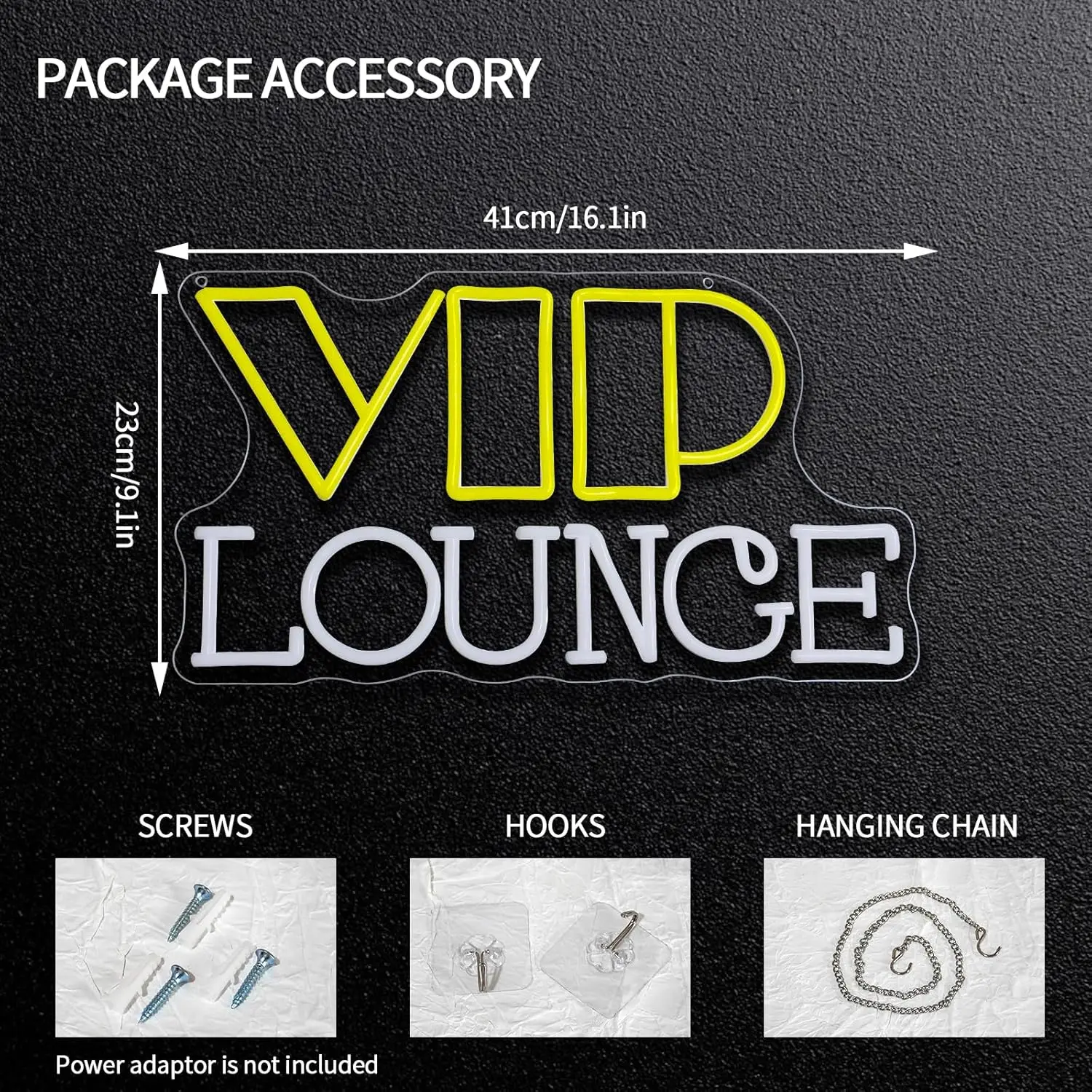 VIP Lounge Neon Sign USB Powered LED Neon Light for Bar Hotel Cafe VIP Room Airports Beauty Room Decoration Gift Art Wall Light