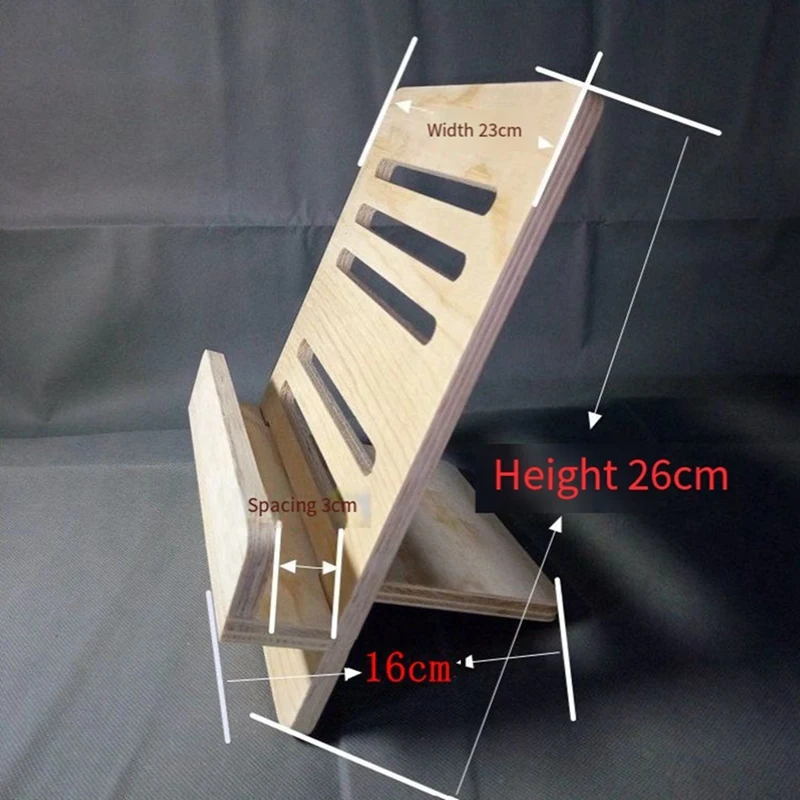보면대 거치대 스탠드, 독서용, 책상, 책 받침대, 나무 태블릿 스탠드, 음악, 레시피북 스탠드, 주방 쉬운 설치, 1PC
