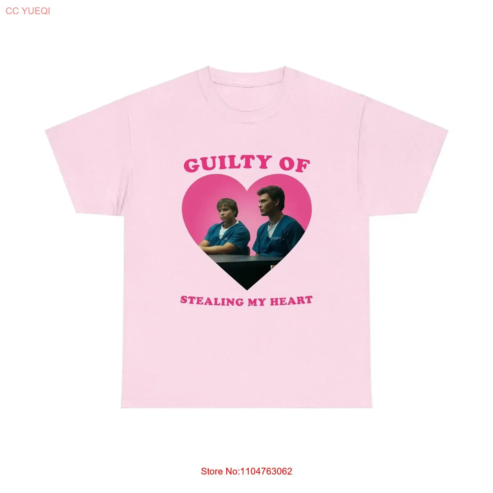 Guilty of stealing my heart nicholas chavez Cooper Koch shirt vintage Washed Top For Everyday Wear homme Stretched Breathable