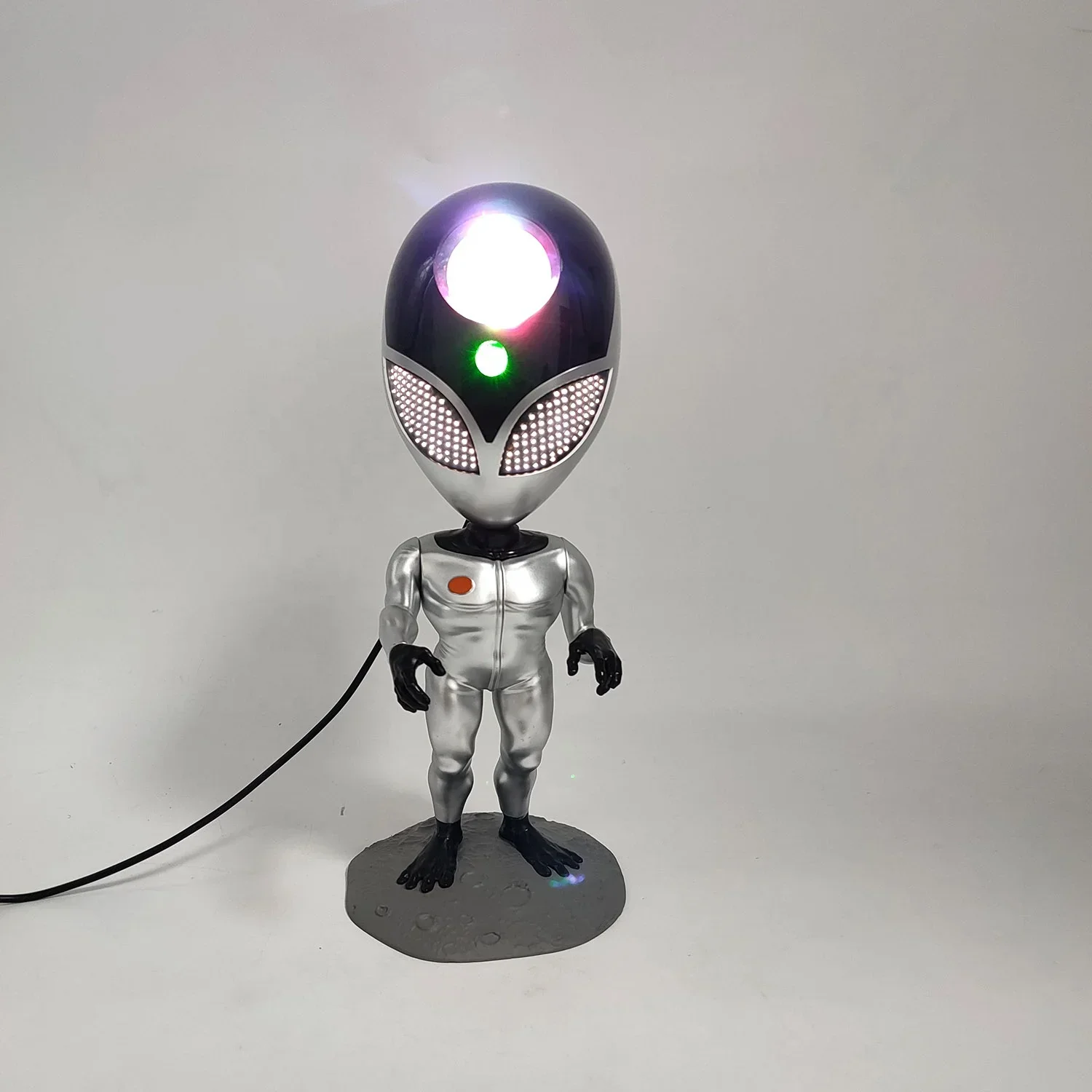 

LINLI 2022 New Decorative Gfit LED Talking Alien Star Light Galaxy Starry Sky Projector Light Alien Galaxy Projector For Kids