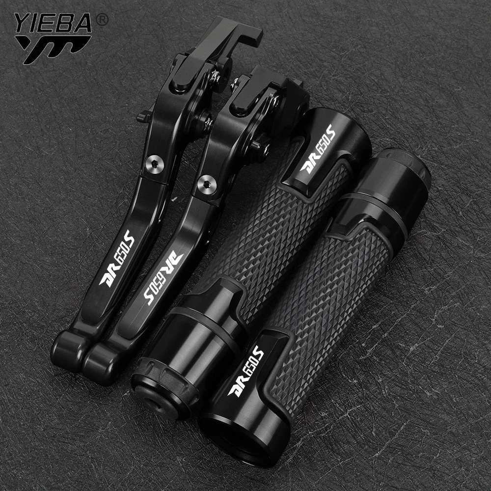 

FOR SUZUKI DR650S DR650 S SE DR650S 650SE 1994-2010 Motorcycle Accessories Adjustable Brake Clutch Levers Handbar Grips Parts