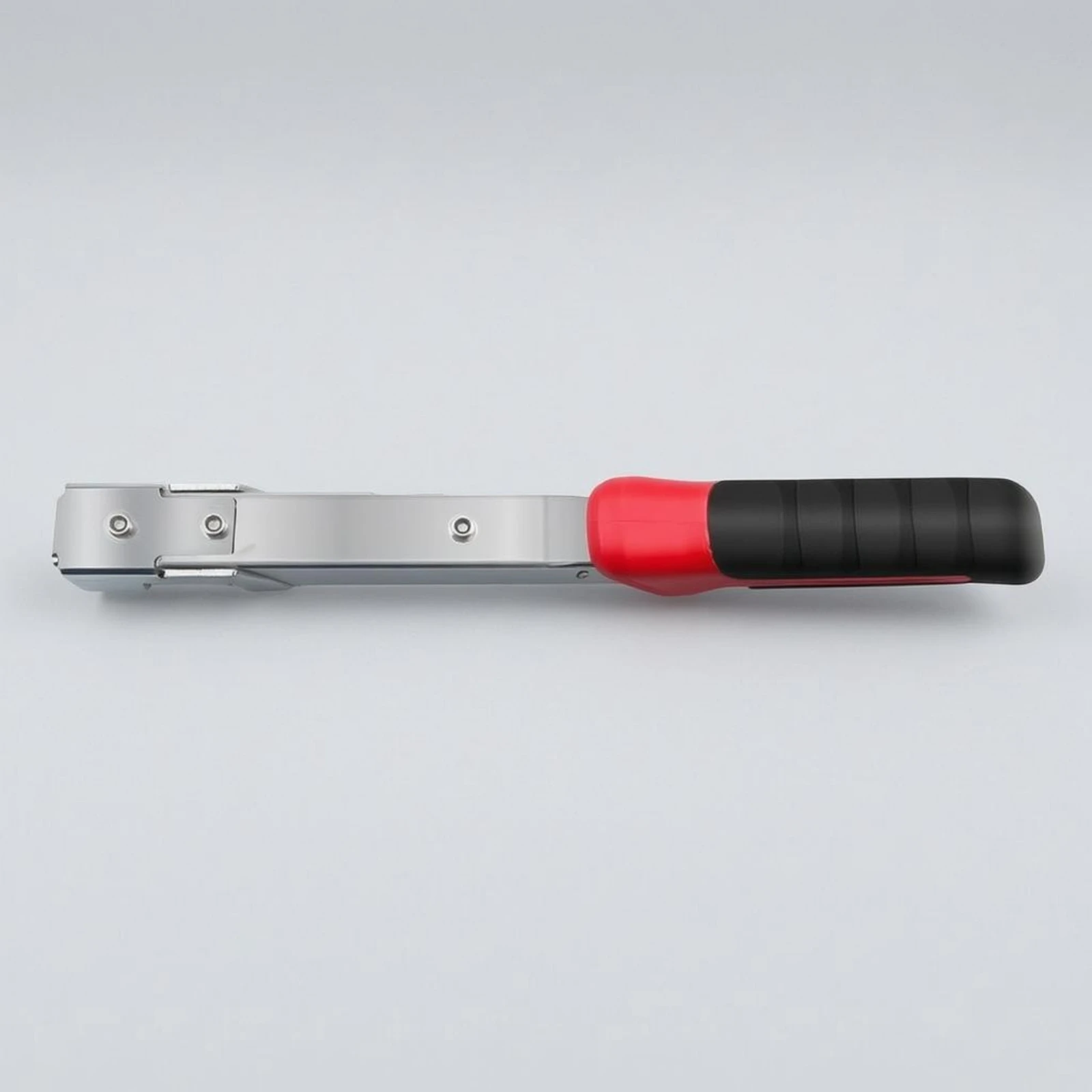 Manual Hammer Stapler Long Rectangular Body Hammer Tacker Stapler Hand Tool Red and Black Grip Heavy Duty