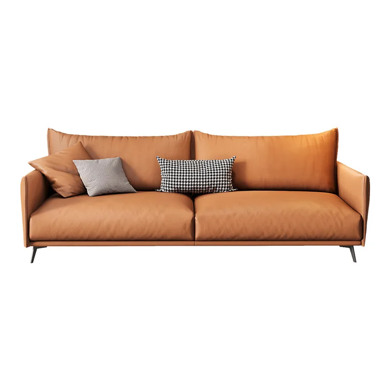 

Wholesale Price Customized Hotel Good Quality Reception Leather Couch Home Modern Office Furniture Living Room Sofas