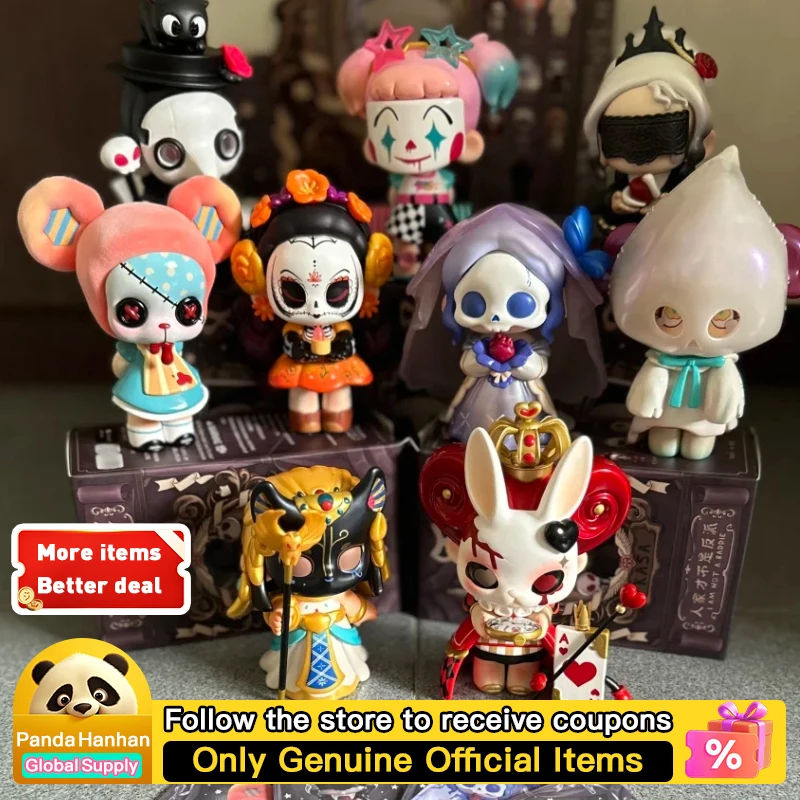 

Genuine Kasa I'M Not A Villain Series Blind Box Dark Adornment Toys Mystery Box Trendy Figurines Halloween Fashion Gift