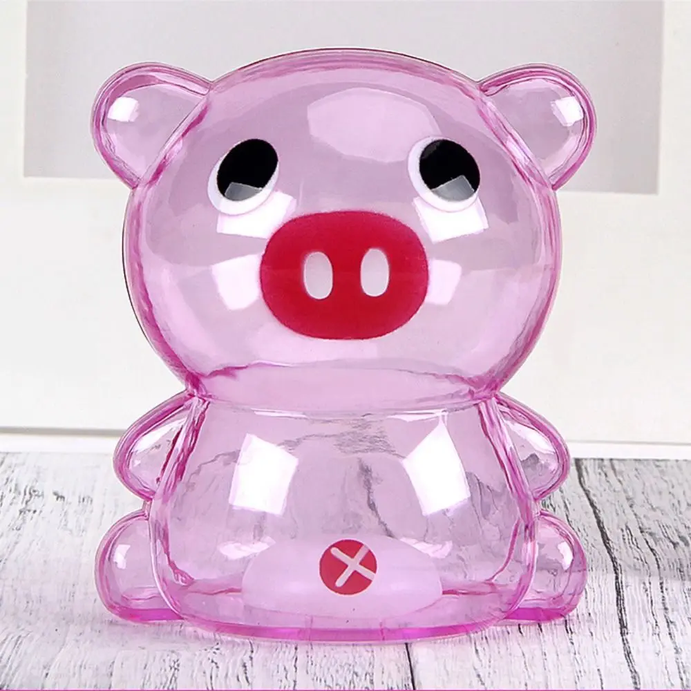 

Transparent Fun Childhood Cartoon Bear Manage Funds Kindergarten Kids Toys Bear Piggy Bank Cartoon Saving Box Birthday Gifts