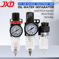 JXD Two-unit Air Compressor Air Source Processor, AR Pressure Reducing & Regulating Valve, AFC2000 Oil-Water Separator, AFR Filt