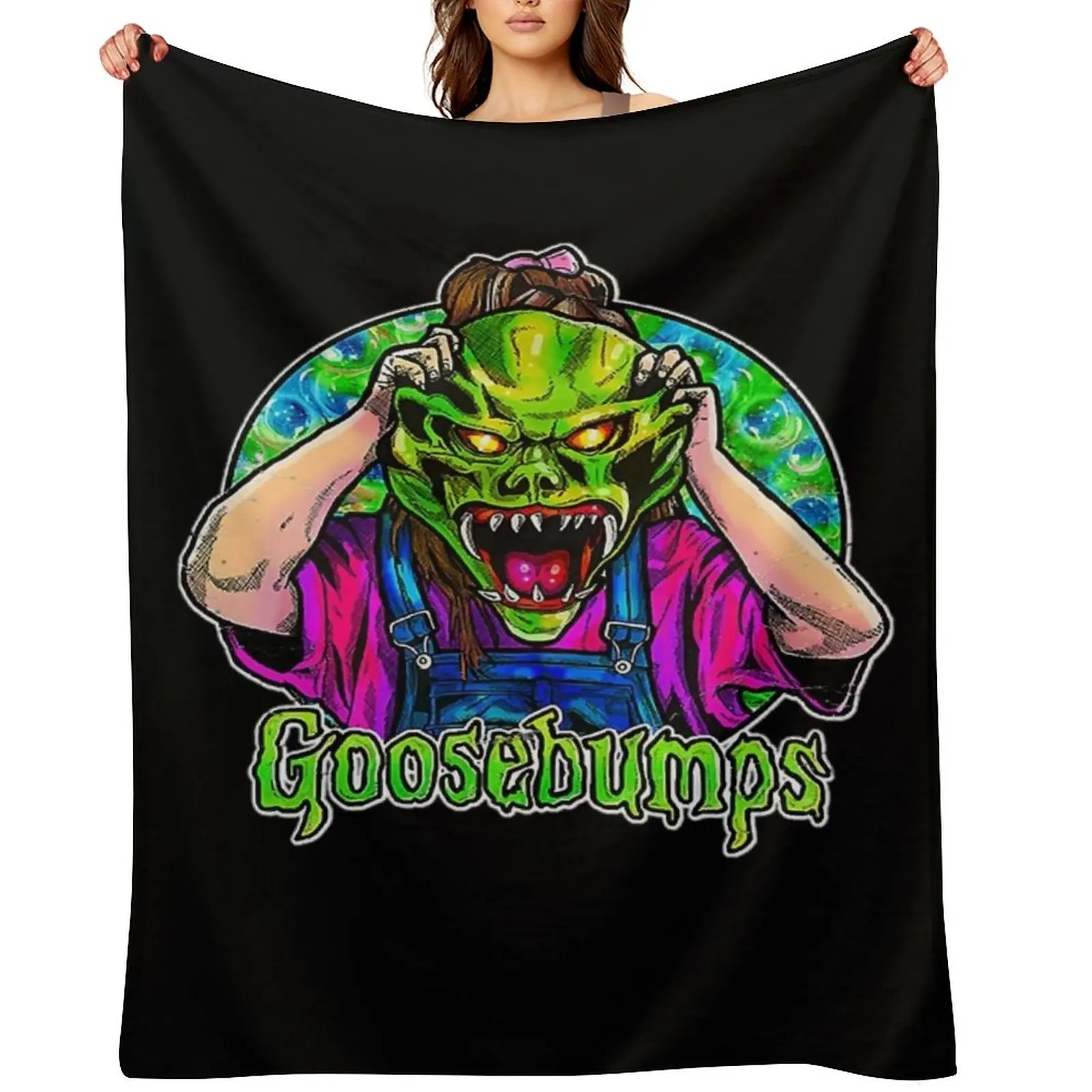 

Goosebumps Throw Blanket Beach Luxury Throw heavy to sleep for sofa Blankets