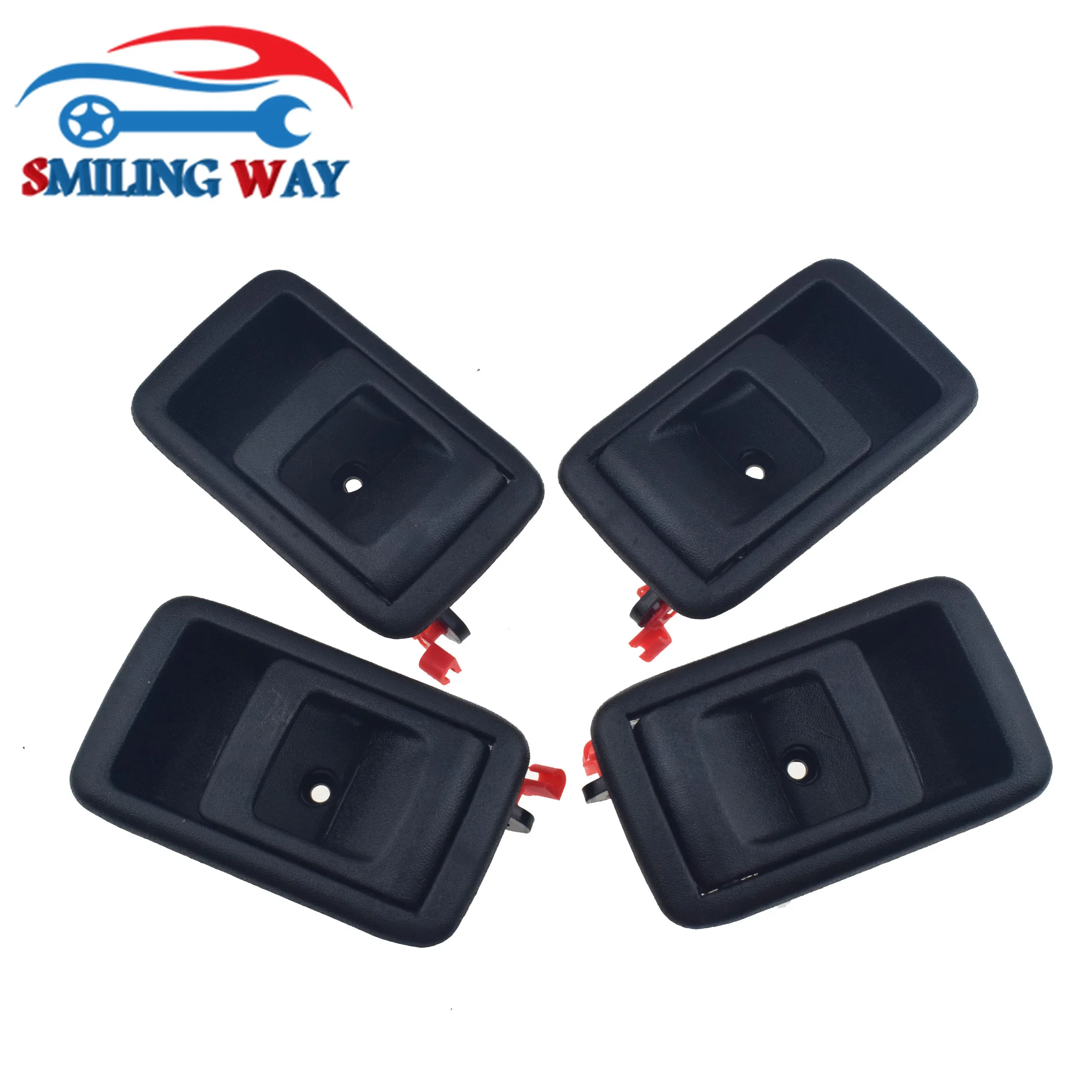 مقبض باب أسود داخلي للسائق الأيسر الأمامي أو الخلفي أو الركاب الأيمن لسيارة Toyota Tacoma 4Runner Tercel Camry Paseo 6920610070