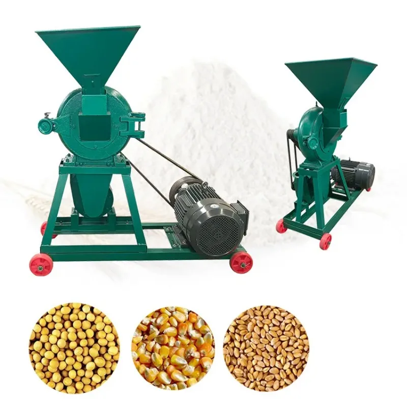 2026 sell Home Use Electric Corn Maize Mill Machine Small Self-Suction Rice Bean Grinder Engine For Flour Grain Animal Feed Chaf