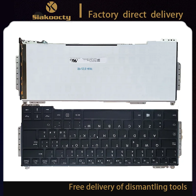 

Siakoocty Laptop Backlit IT Keyboard For Fujitsu S904 S935 T904 T935 T936 U904 Italy Biack new 7839-X721/02 N860-7839-T305 CP66