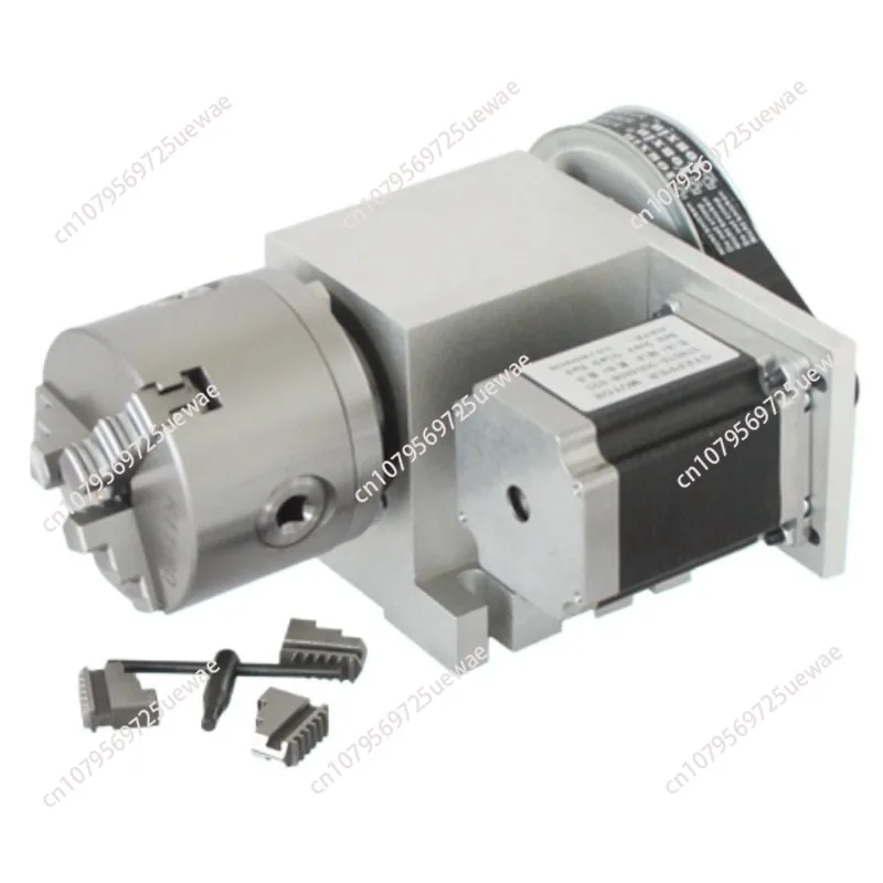 Engraving Machine Fourth Axis (a Axis, Rotating Axis, CNC Universal Dividing Head) 80 Three-Jaw Chuck (No Return Difference)